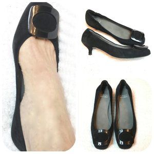 Stuart Weitzman Kitten Suede Heels